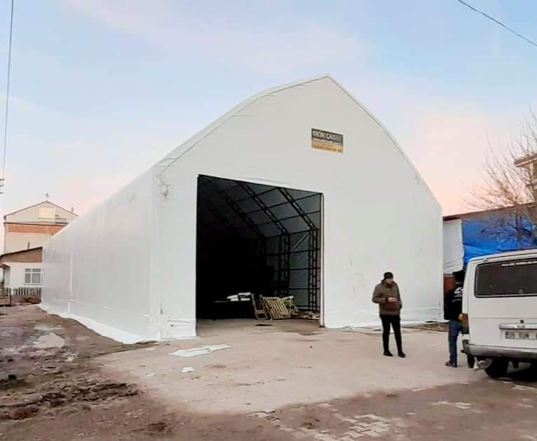 Samsun Havza Depo Çadırı Kurulumu